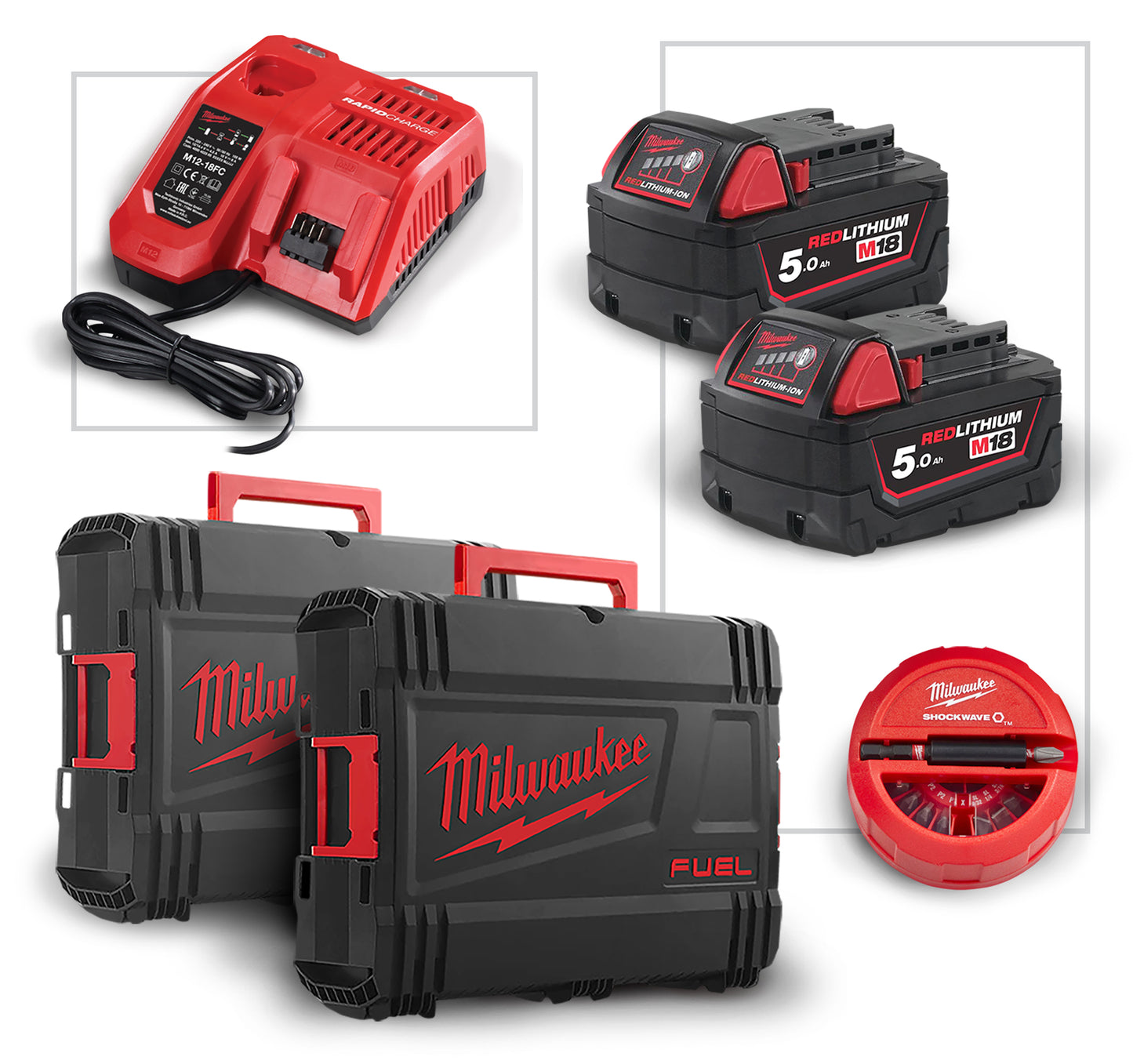 ZESTAW ELEKTRONARZĘDZI COMBO WKRĘTARKA ZAKRĘTARKA 2SZT 2X5AH | 301/39