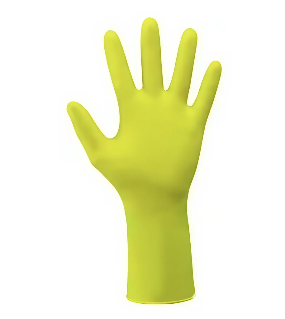 Rękawice HOUSE MONKEY L/9 – żółte, 4 szt., do prac domowych i ogrodowych | 393048/L