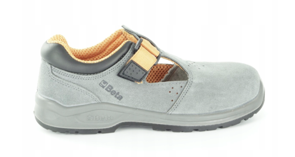 Zamszowe sandały robocze 7216SN w rozmiarze 45 – wygodne i przewiewne do pracy | 7216SN/45