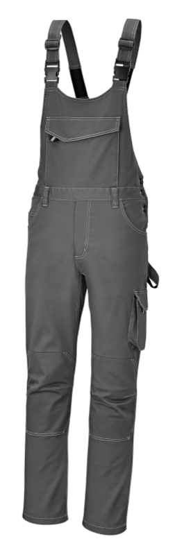 Szary kombinezon roboczy ze stretchem rozm. XS – elastyczny, wygodny i trwały | 7835ST/XS