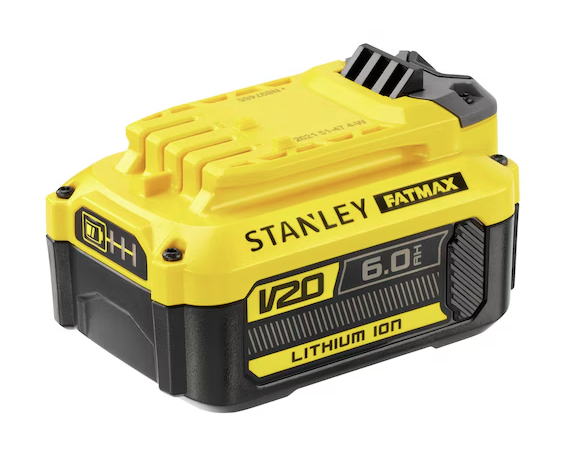 Akumulator V20 1x6,0Ah FatMax – litowo-jonowy, wydajny, do narzędzi 18V | SFMCB206-XJ