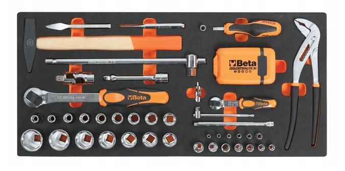 Wkład profilowany do zestawu narzędzi 2750 MC20 organizer wkład narzędziowy | 2751/MCV20