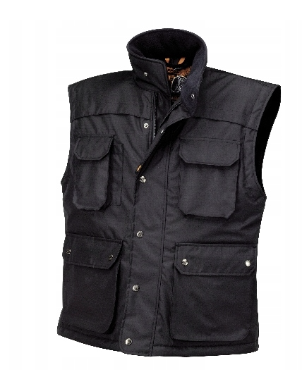 Czarna kamizelka robocza z nylonu 7575A rozm. S – lekka, trwała i wygodna | 7575A/S