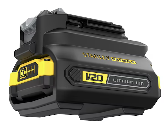 Adapter do akumulatorów FATMAX V20 – Umożliwia kompatybilność i rozszerza możliwości zasilania narzędzi| SFMCB100