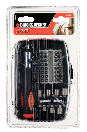 Zestaw wkrętaków 40-częściowy – uniwersalny komplet do majsterkowania i napraw | A7062