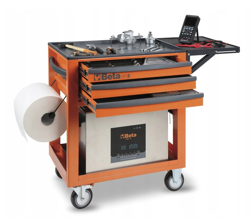 Wózek narzędziowy C50S pomarańczowy z 3 szufladami narzędzia warsztatowe | 5000/C50S-O