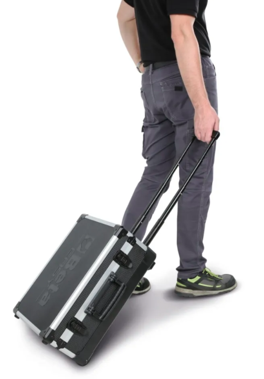 Zestaw 163 szt. narzędzi EASY w walizce z kółkami narzędzia warsztatowe | 2056T/E