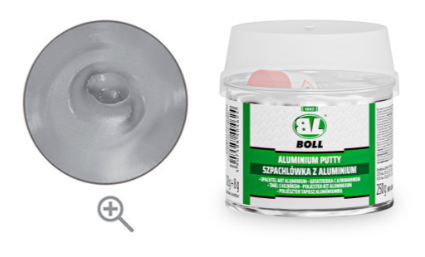 Szpachlówka z ALUMINIUM 1 kg trwała i odporna, idealna do napraw metalowych powierzchni | 0020171