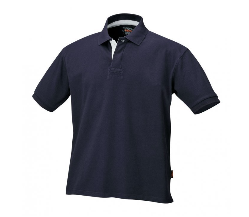 Koszulka polo bawełniana granatowa 7546BL r. 2XL – wygodna i trwała odzież robocza| 075460005