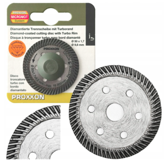 TARCZA DIAMENTOWA DO CIĘCIA TWARDYCH PŁYTEK 50X9,6 MM | 28157