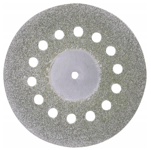 TARCZA DIAMENTOWA TNĄCA 38 MM PERFOROWANA Z TRZPIENIEM | 28846