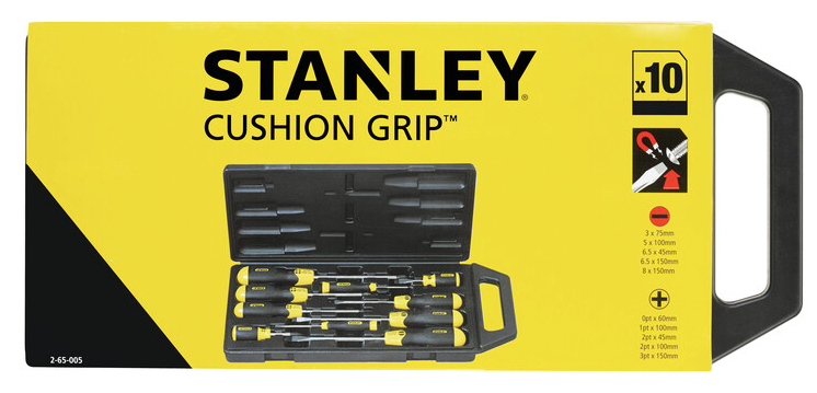 ZESTAW WKRĘTAKÓW 10SZT CUSHION GRIP | 2-65-005