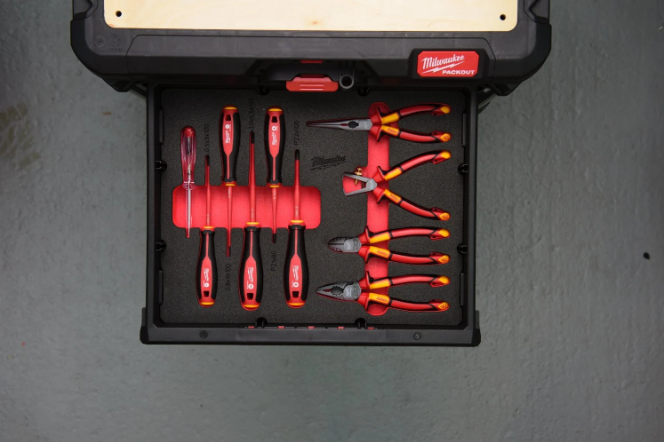 Wkładka piankowa z szczypcami i wkrętakami VDE PACKOUT 9 szt | 4932493637 - Centrum Techniczne Gałązka