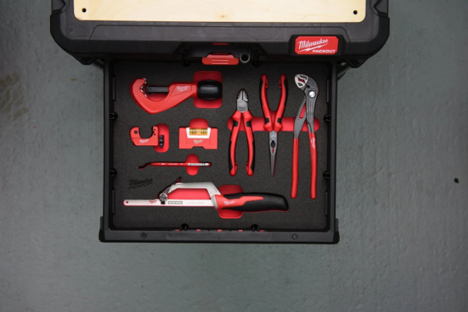 Wkładka piankowa z narzędziami do prac hydraulicznych PACKOUT 8 szt | 4932493639 - Centrum Techniczne Gałązka