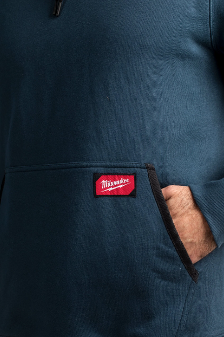 WH MW BLU Ciepła bluza z kapturem - niebieska - Centrum Techniczne Gałązka