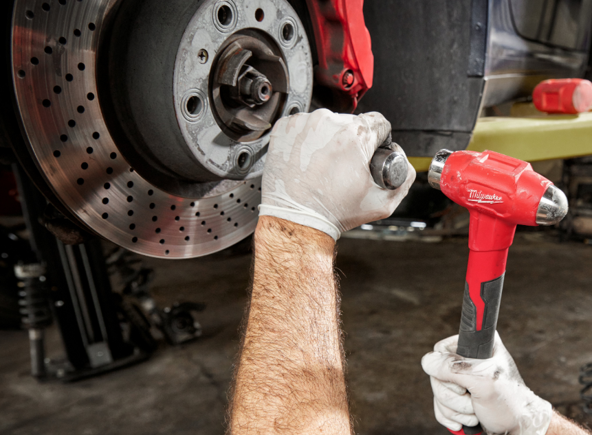 Młotek bezodrzutowy z noskiem kulistym 907g | 4932492349