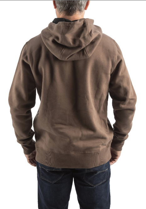 WH MW BR Ciepła Bluza z kapturem - brązowa - Centrum Techniczne Gałązka