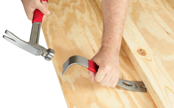 Łom płaski, łapka do gwoździ 381mm | 4932478254