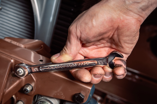 Klucz płasko-oczkowy z grzechotką 27 mm | 4932480213 - Centrum Techniczne Gałązka