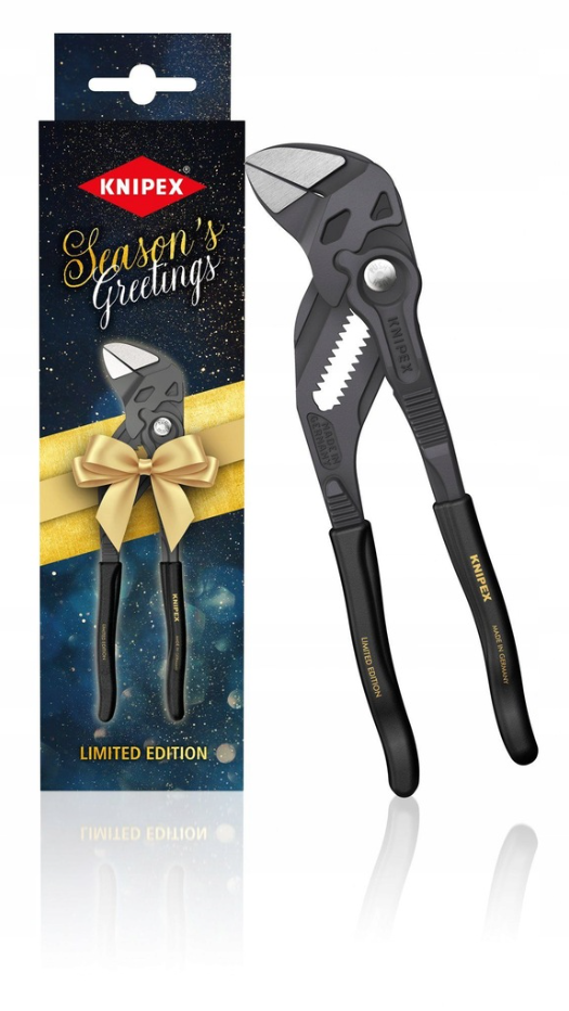 Szczypce nastawne do rur klucz 2w1 180mm XMAS 2023 | 86 01 180