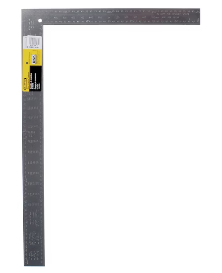 Kątownik dachowy stalowy 600 x 400 mm do precyzyjnego montażu i konstrukcji | 1-45-530