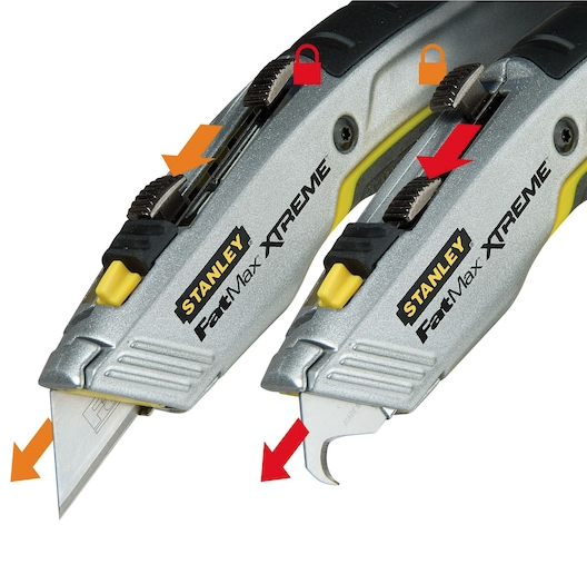 Nóż FatMax z podwójnym ostrzem do precyzyjnego cięcia materiałów w domu i warsztacie | 0-10-789