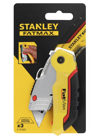 Nóż składany FatMax z chowanym ostrzem do precyzyjnego cięcia w domu i warsztacie | 0-10-825