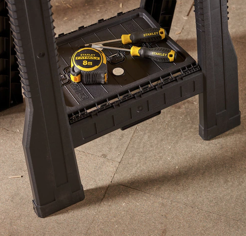 Stojak składany 2 szt. – wytrzymałe i stabilne podpory do warsztatu i prac warsztatowych| STST1-70713