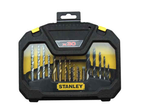 Zestaw 30 bitów i wierteł do prac domowych i profesjonalnych | STA7183-XJ