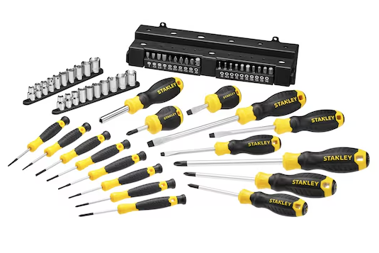 Zestaw 57 wkrętaków do prac precyzyjnych i montażowych w domu oraz warsztacie | STHT0-62143