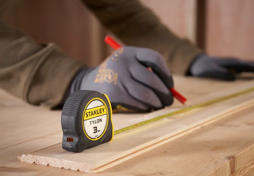 Miara TYLON 3 m x 12,7 mm z tworzywową obudową, wytrzymała i precyzyjna do pomiarów | 0-30-687