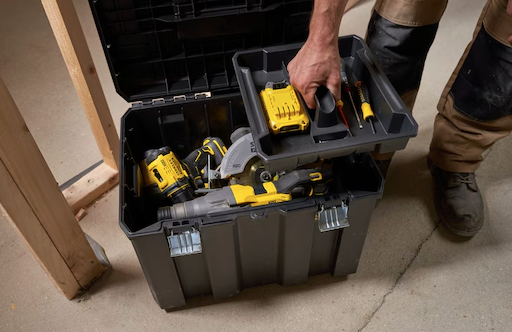 Mobilna skrzynia narzędziowa PRO-STACK z automatycznym otwieraniem pokrywy | FMST1-75753