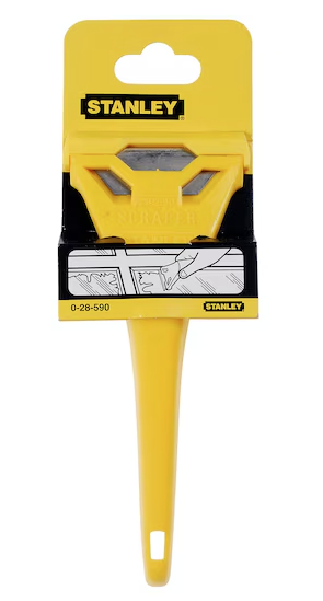 Skrobak do szyb z wymiennym ostrzem, precyzyjny do czyszczenia szkła i luster | 0-28-590