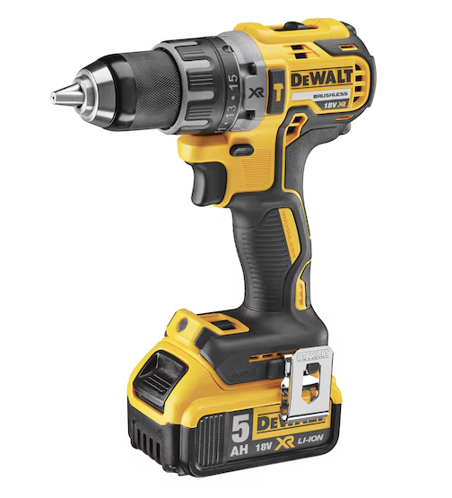 Wkrętarka 18V z dwoma akumulatorami 5,0 Ah TSTAK wydajna i wygodna do prac domowych i warsztatowych | DCD791P2