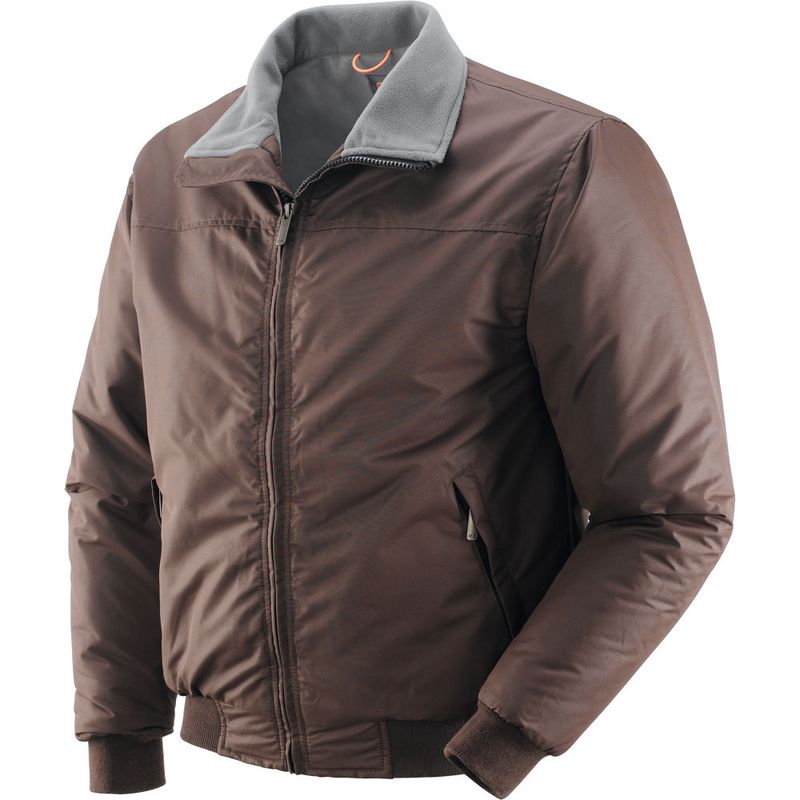 Kurtka ocieplana NEW BRISTOL brązowa M ciepła, wygodna, na zimę | 422183/M