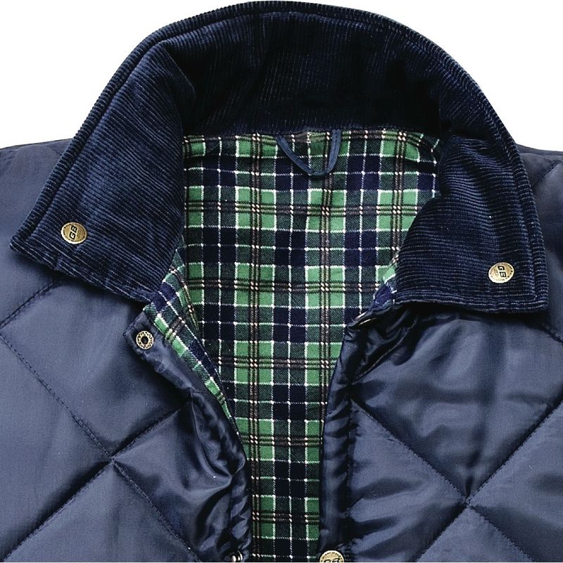 Kurtka z podpinką granatowa 2XL ocieplana, komfortowa MISTER TOP | 420027/XXL