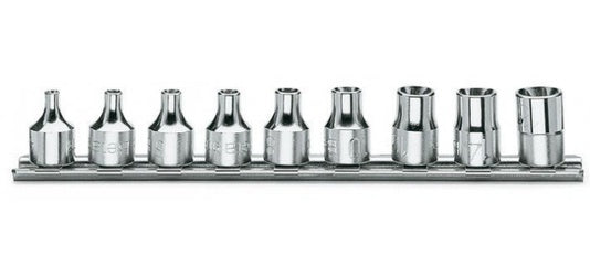 Zestaw nasadek 3/8" TORX wewnętrznych T4-T16 9szt | 910FTX/SB9