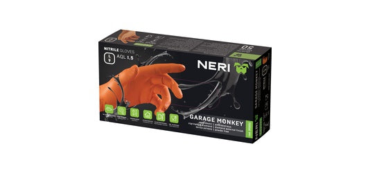 Rękawice GARAGE MONKEY POM M/8 – 50 szt., wytrzymałe i wygodne do pracy | 393052/M