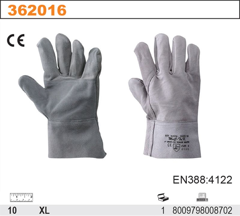 Rękawice robocze 9TH r.10/XL powlekane, wytrzymałe, komfortowe| 362016/10