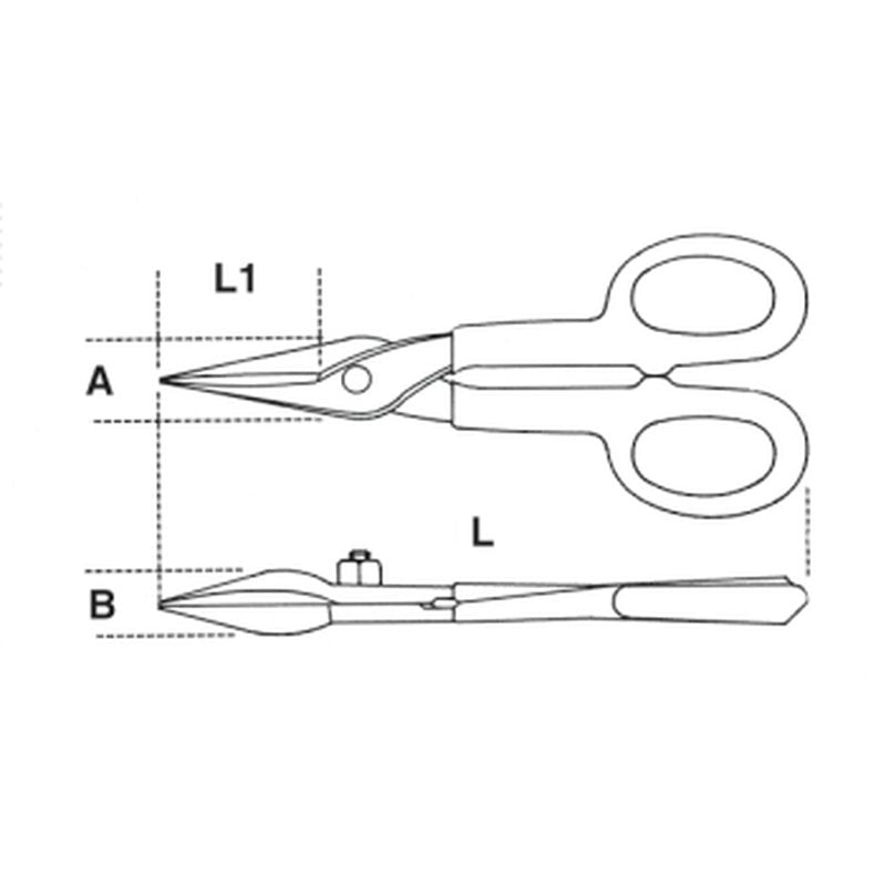 Nożyce do blachy 350mm | 1114/350