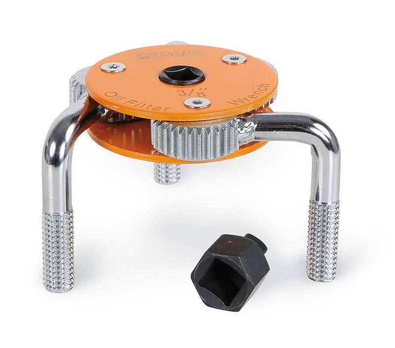 Klucz samonastawny 2-kierunkowy do filtrów oleju 3-ram | 1493H