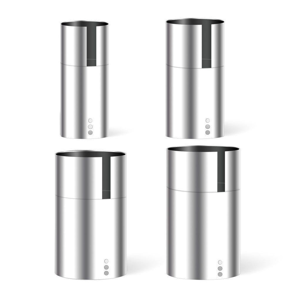 Kompletny zestaw 4 dyspenserów do pojemników z podziałką do wygodnego dozowania płynów | 00702395