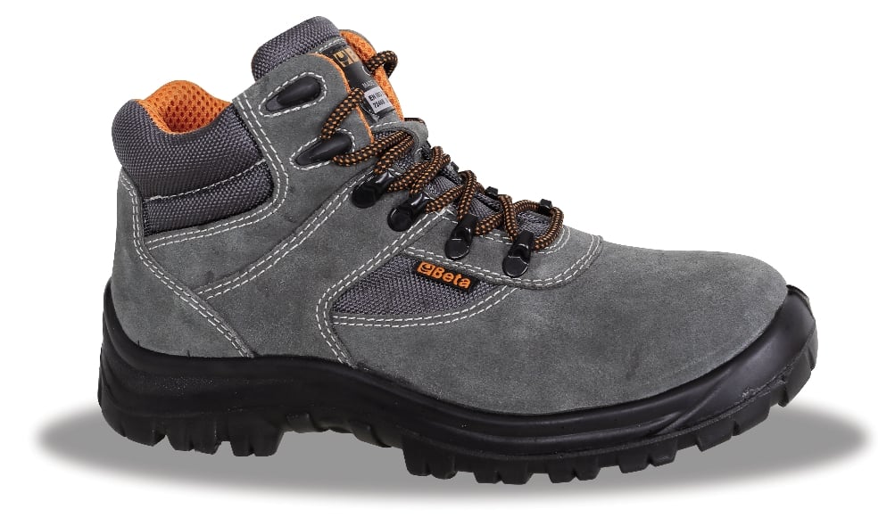 Trzewiki robocze zamszowe 7249G r. 38 – trwałe i wygodne obuwie ochronne BHP | 7249G/38