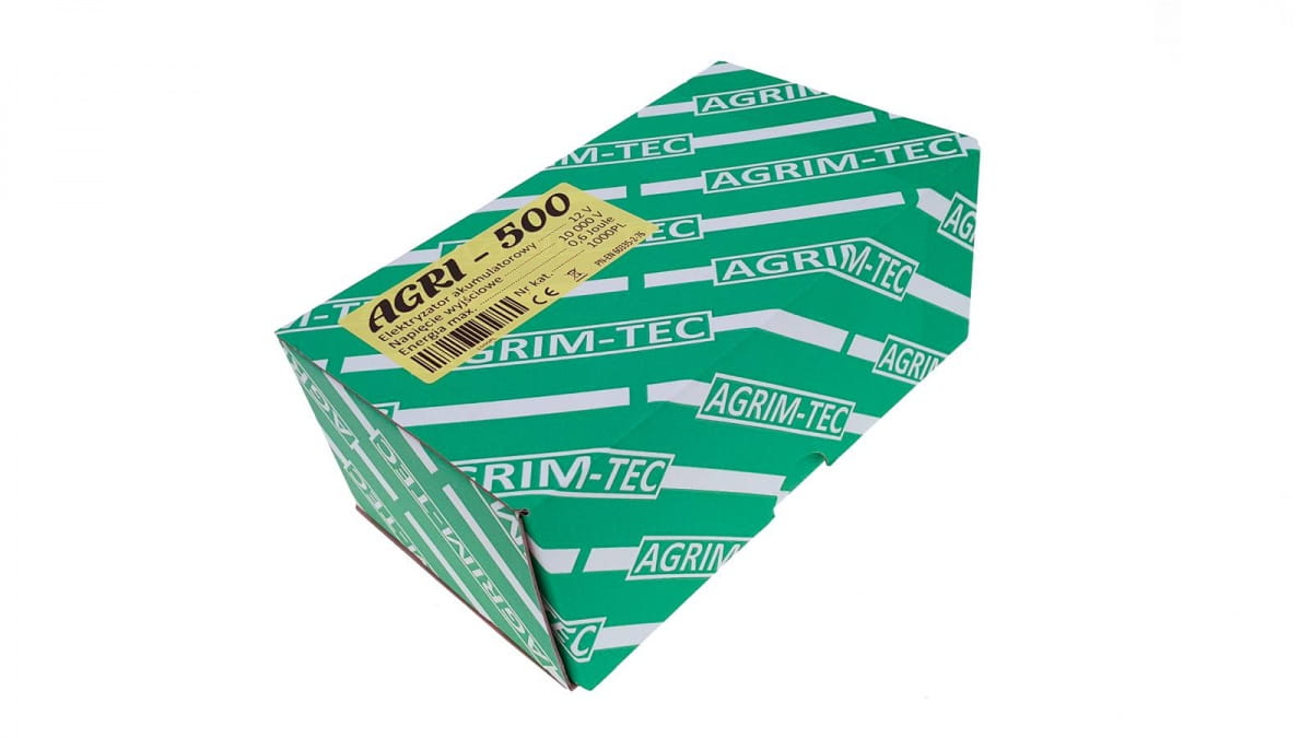 Elektryzator pastuch AGRI-500 0,4J akumulatorowy 12V | 1021PL