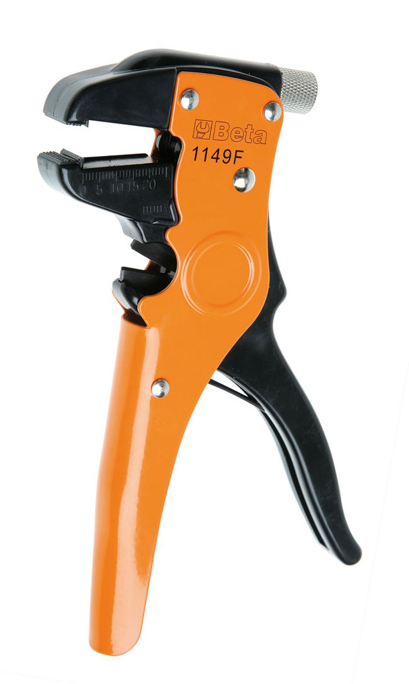 Szczypce do ściągania izolacji 0,2-6mm2 z mechanizmem tnącym | 1149F - Centrum Techniczne Gałązka