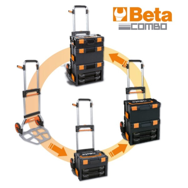 Wózek transportowy składany aluminiowy COMBO | 9900/C99P