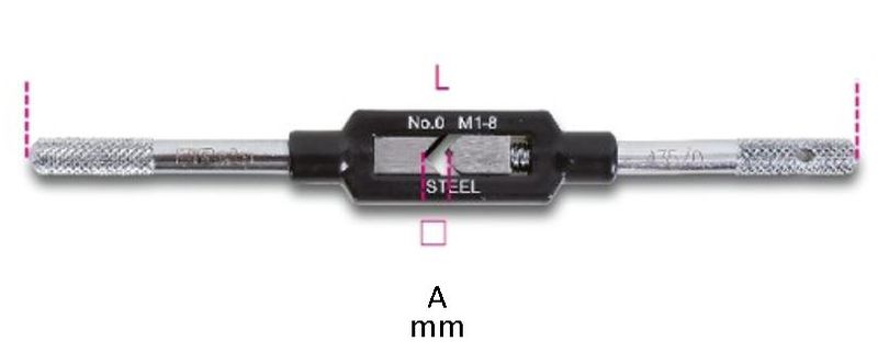 Pokrętło nastawne do gwintowników M9-M27 | 435/4