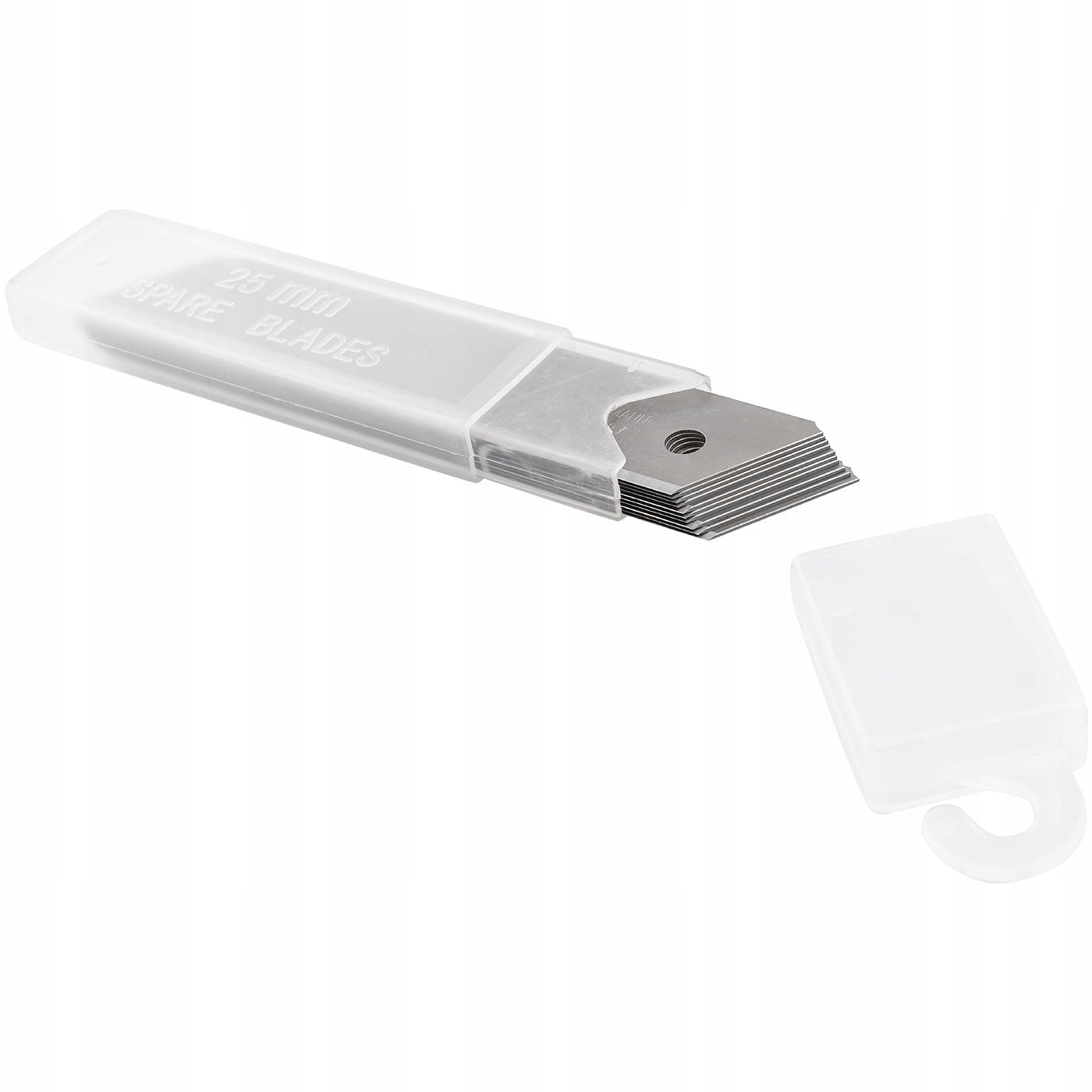 ZESTAW NÓŻ ŁAMANY 25MM ALUMINIOWY + OSTRZA ZAPASOWE 10szt