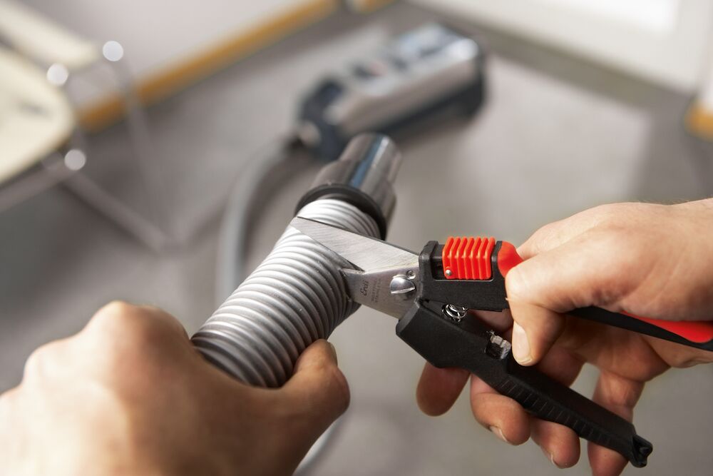 Nożyce uniwersalne Combinox z funkcją ściągania izolacji 190mm | D50