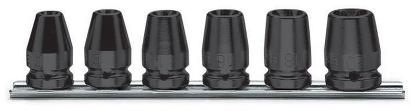 Zestaw nasadek udarowych wewnętrzny TORX 1/2" T10-T20 6szt | 720FTX/SB6
